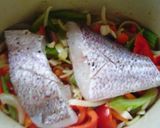 野菜ときのこと魚の蒸し煮作り方4写真