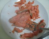 レンジで簡単！しっとり鮭フレーク作り方2写真