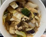 根菜茄子中華風クリーム梅味温野菜サラダ作り方18写真