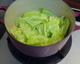 たらのキャベツ蒸し♪　柚子味噌マヨソース作り方4写真