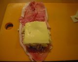 ポテサラ＆チーズをお肉で巻き揚げ～♡作り方1写真