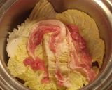 ★お鍋におまかせ！簡単白菜重ね蒸し★作り方1写真