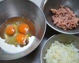 ツナ&オニオン・オムレツ作り方1写真