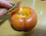 我が家の完熟柿の食べ方作り方1写真