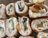 豚の肉巻き　チーズ＆大葉作り方6写真