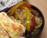 餃子とパプリカの味ポン炒め作り方6写真
