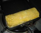 ㋻チーズを包んだ☆玉子焼き作り方4写真