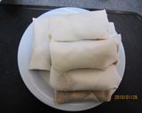 カレーが余ったら！チーズカレー春巻き★作り方5写真