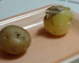 ひな祭にお花畑色のポテトサラダ作り方1写真
