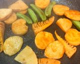 山芋とタケノコのバター甘辛炒め作り方4写真