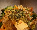主演ゴーヤ/助演豚＆海老の中華チャプチェ作り方6写真