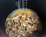 時短♪便利ごぼうと牛肉で炊き込みご飯作り方5写真