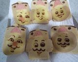 キャラ弁にトーマスのお絵かきホットケーキ作り方8写真