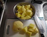 春キャベツのカレー肉じゃが作り方1写真
