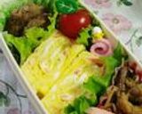 お弁当❤カニカマ入り卵焼き作り方8写真