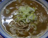 残り物（カレー蕎麦）作り方4写真