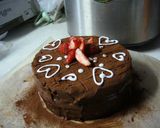 バレンタインガナッシュサンドケーキ作り方9写真