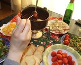 バレンタインに♪チョコレートフォンデュ作り方2写真
