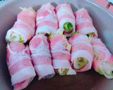 ＊レタス巻き巻き豚肉の生姜焼き＊作り方3写真