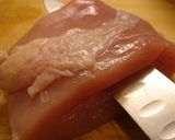 鶏肉の胸肉と梅肉と大葉のはさみカツ☆作り方2写真