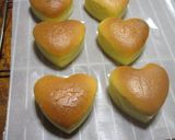 * ハートの半熟チーズケーキ *作り方8写真