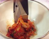 簡単✿ヘルシー✿あげキムチ納豆作り方3写真