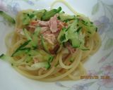 ゆで時間＋３０秒！あっさりツナおろしスパ作り方6写真