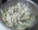 きゅうりツナサラダをハムでまきまき♪作り方3写真
