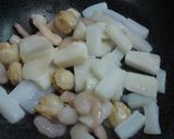エリンギと白菜とシーフードのオイスター炒め作り方4写真