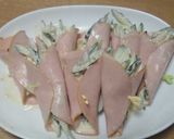 きゅうりツナサラダをハムでまきまき♪作り方5写真