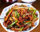 豚とニラのにんにく辛味噌スタミナ炒め😋🍚作り方8写真