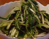 調味料ナシ！簡単☆水菜ときゅうりの浅漬け作り方3写真