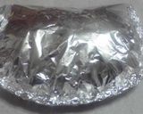 ヘルシー　セロリ＆チーズの鶏胸ホイル焼き作り方3写真