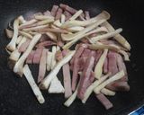 エリンギと白菜とハムのバター醤油炒め作り方5写真