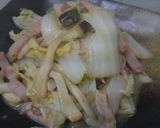 エリンギと白菜とハムのバター醤油炒め作り方8写真
