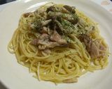 きのこと鶏肉のパスタ作り方5写真