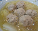 白菜と肉団子のごちそうスープ作り方11写真