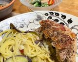 メインを凌駕❣️茄子のペペロンチーノパスタ♫作り方4写真