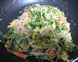 豆苗のオイスター＆カレー粉炒め作り方4写真
