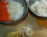 和製チキンヌードルスープ作り方1写真