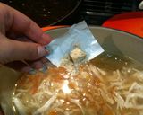 和製チキンヌードルスープ作り方7写真