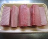思い出の味…♪漬けマグロの山かけマグロ丼作り方3写真