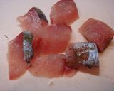 魚の★竜田揚げ★(今回は、しまあじ)作り方1写真