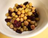 早うま簡単!ミックスビーンズ缶で甘煮風❤作り方2写真