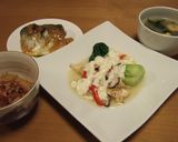 鶏のささみとチンゲン菜の卵白ソース作り方12写真