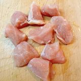 絶品☆鶏むね肉のジューシー照り焼き作り方1写真