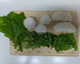 かぶとかぶの葉のナムル作り方1写真