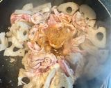 蓮根入り豚生姜作り方5写真