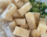 鶏とあげと野菜のぽん酢煮炒め作り方3写真