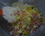 ハムたまチーズをポテトコロッケで。作り方6写真